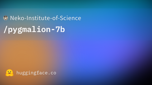 Neko-Institute-of-Science/pygmalion-7b