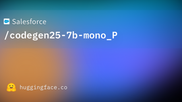 Salesforce/codegen25-7b-mono_P