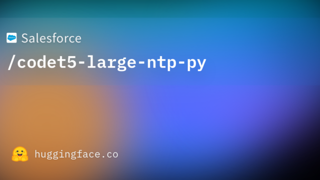 Salesforce/codet5-large-ntp-py