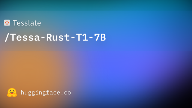 Tesslate/Tessa-Rust-T1-7B