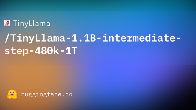 TinyLlama/TinyLlama-1.1B-intermediate-step-480k-1T