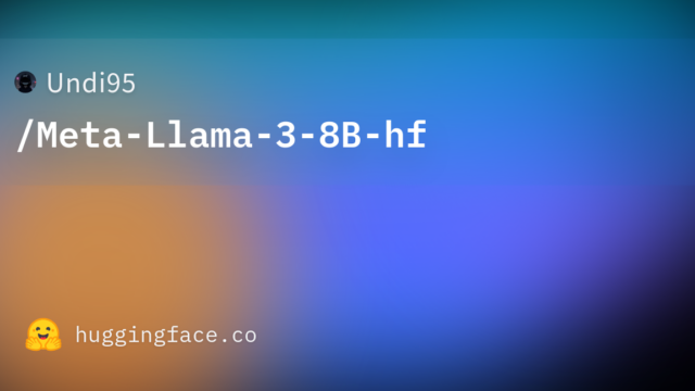 Undi95/Meta-Llama-3-8B-hf
