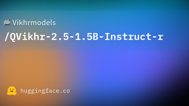 Vikhrmodels/QVikhr-2.5-1.5B-Instruct-r