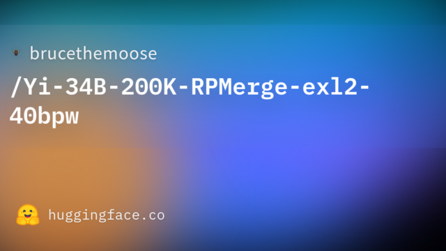 brucethemoose/Yi-34B-200K-RPMerge-exl2-40bpw