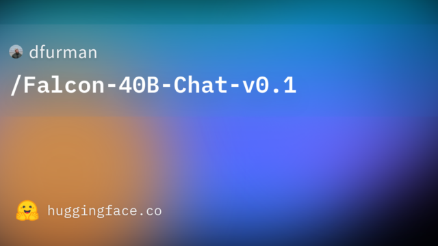 dfurman/Falcon-40B-Chat-v0.1