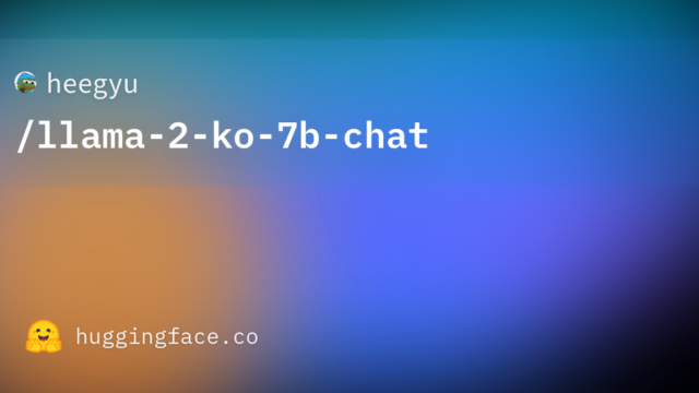 heegyu/llama-2-ko-7b-chat