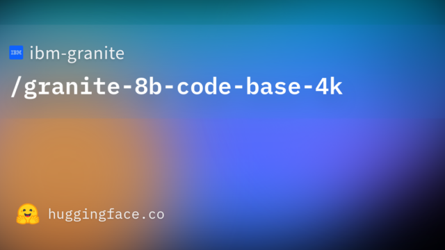 ibm-granite/granite-8b-code-base-4k
