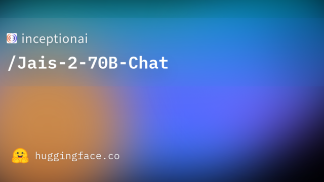 inceptionai/Jais-2-70B-Chat