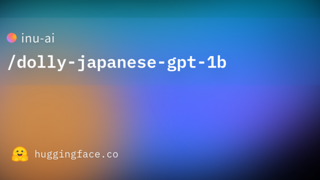 inu-ai/dolly-japanese-gpt-1b