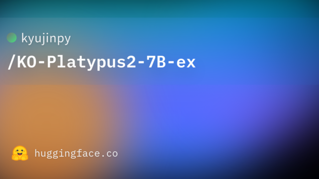 kyujinpy/KO-Platypus2-7B-ex