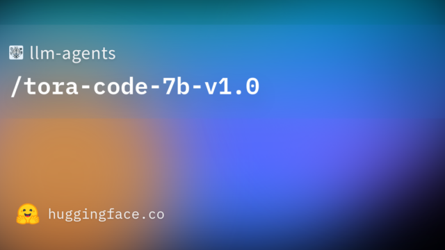 llm-agents/tora-code-7b-v1.0