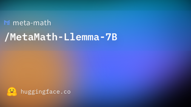 meta-math/MetaMath-Llemma-7B