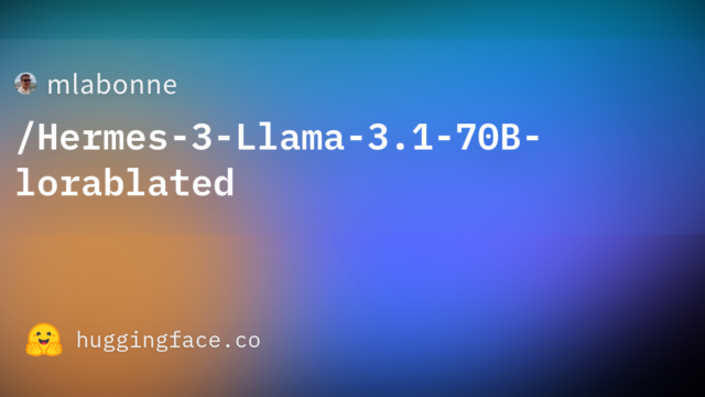 mlabonne/Hermes-3-Llama-3.1-70B-lorablated