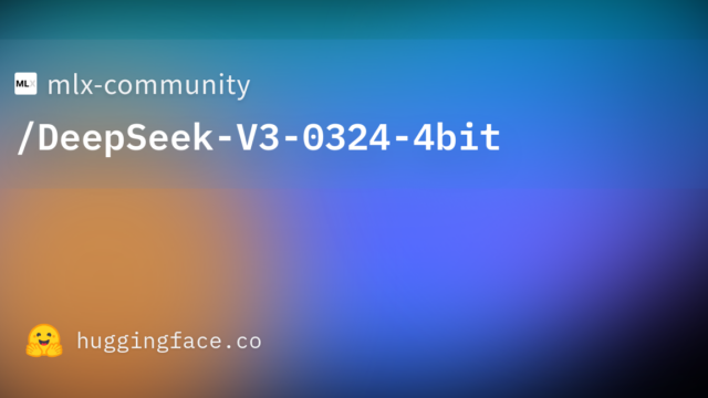mlx-community/DeepSeek-V3-0324-4bit