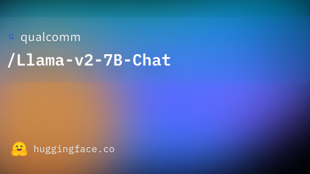 qualcomm/Llama-v2-7B-Chat