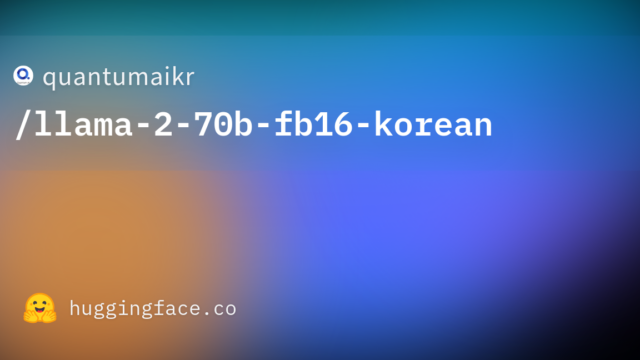 quantumaikr/llama-2-70b-fb16-korean