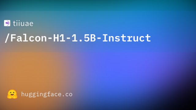 tiiuae/Falcon-H1-1.5B-Instruct