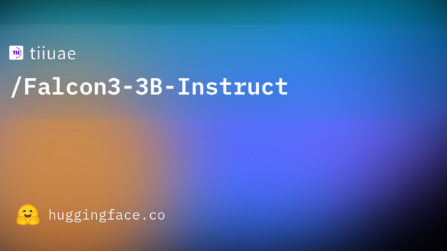 tiiuae/Falcon3-3B-Instruct