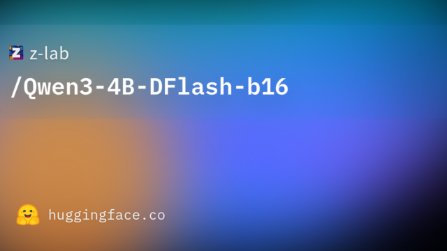 z-lab/Qwen3-4B-DFlash-b16