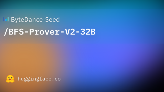 ByteDance-Seed/BFS-Prover-V2-32B