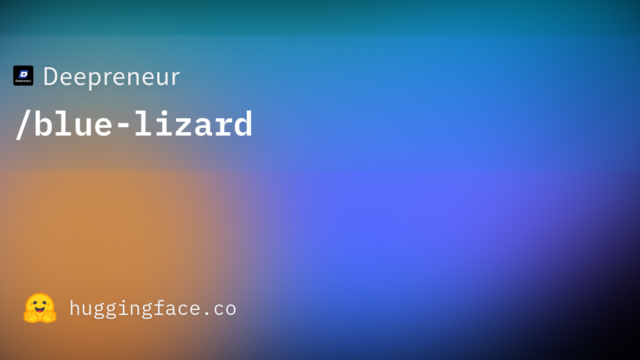 Deepreneur/blue-lizard