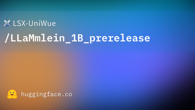LSX-UniWue/LLaMmlein_1B_prerelease