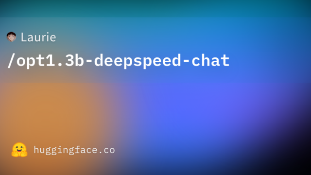 Laurie/opt1.3b-deepspeed-chat