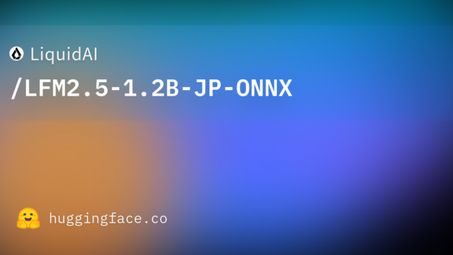 LiquidAI/LFM2.5-1.2B-JP-ONNX