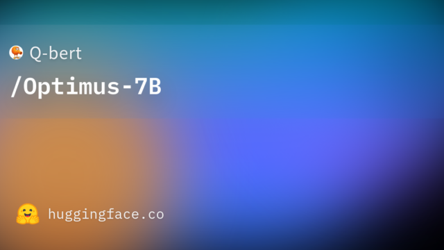 Q-bert/Optimus-7B