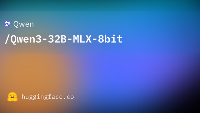 Qwen/Qwen3-32B-MLX-8bit