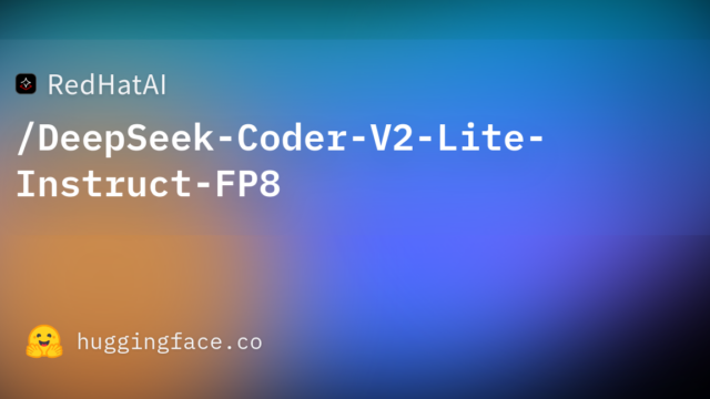 RedHatAI/DeepSeek-Coder-V2-Lite-Instruct-FP8