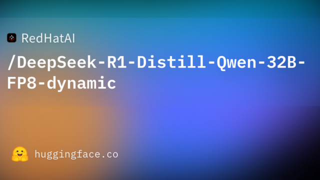 RedHatAI/DeepSeek-R1-Distill-Qwen-32B-FP8-dynamic