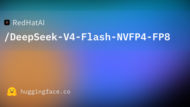 RedHatAI/DeepSeek-V4-Flash-NVFP4-FP8