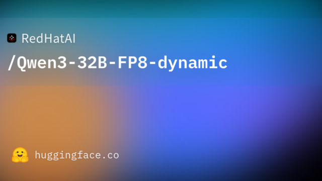 RedHatAI/Qwen3-32B-FP8-dynamic