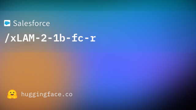 Salesforce/xLAM-2-1b-fc-r