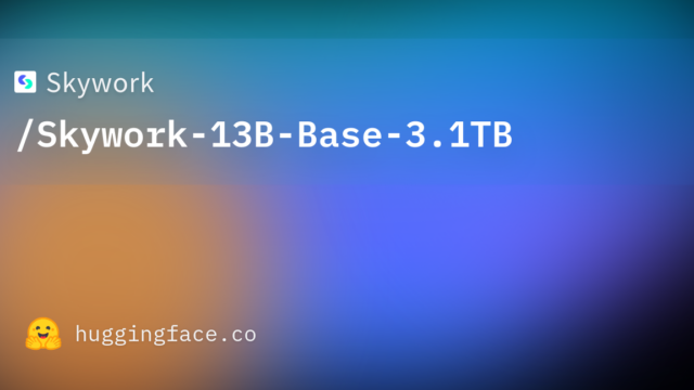 Skywork/Skywork-13B-Base-3.1TB