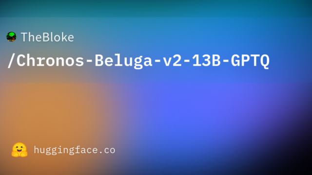TheBloke/Chronos-Beluga-v2-13B-GPTQ