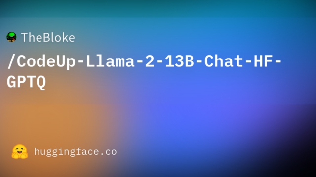 TheBloke/CodeUp-Llama-2-13B-Chat-HF-GPTQ