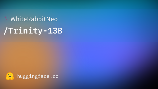 WhiteRabbitNeo/Trinity-13B