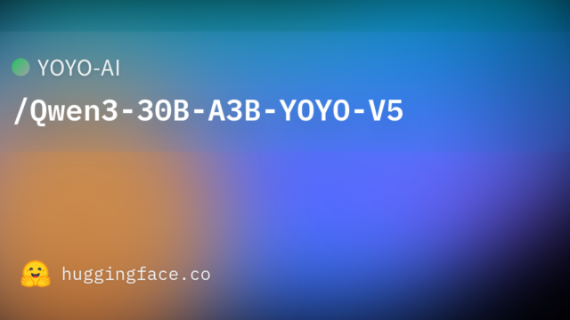 YOYO-AI/Qwen3-30B-A3B-YOYO-V5