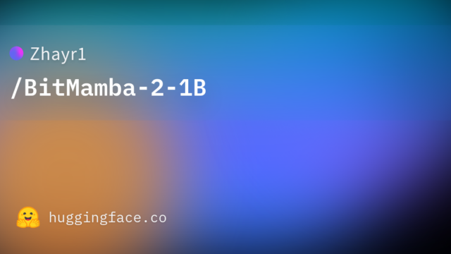 Zhayr1/BitMamba-2-1B
