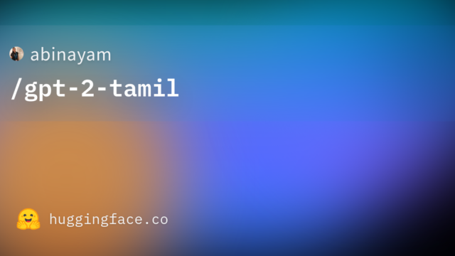 abinayam/gpt-2-tamil
