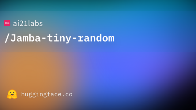 ai21labs/Jamba-tiny-random