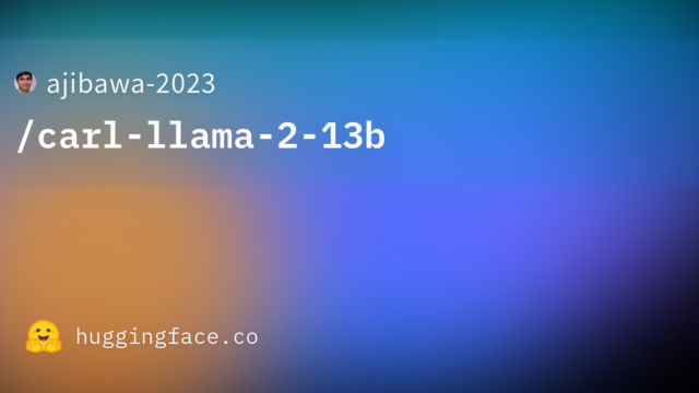 ajibawa-2023/carl-llama-2-13b