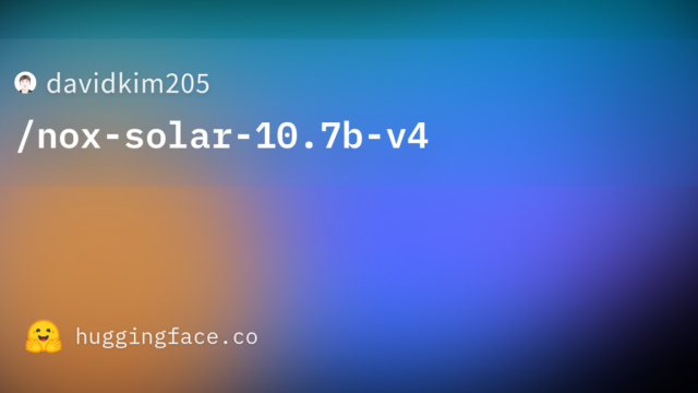 davidkim205/nox-solar-10.7b-v4
