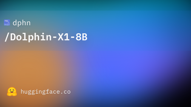 dphn/Dolphin-X1-8B