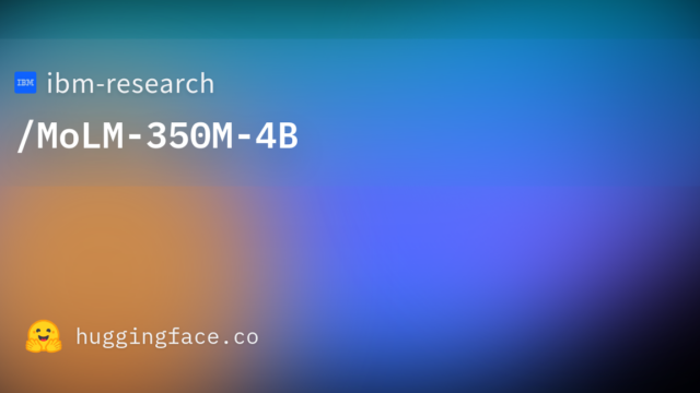 ibm-research/MoLM-350M-4B