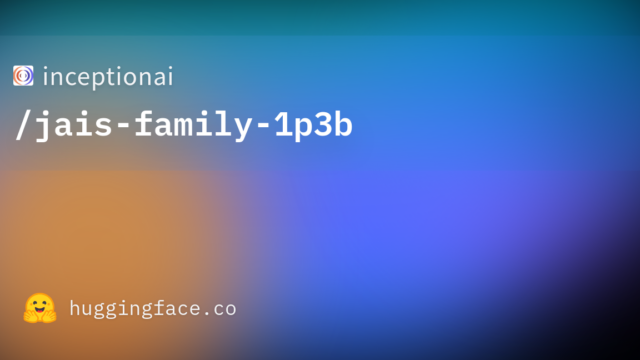 inceptionai/jais-family-1p3b