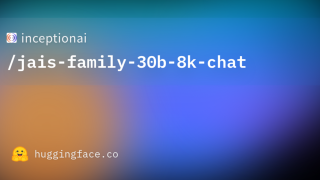 inceptionai/jais-family-30b-8k-chat