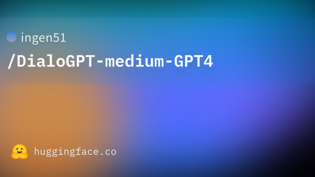 ingen51/DialoGPT-medium-GPT4